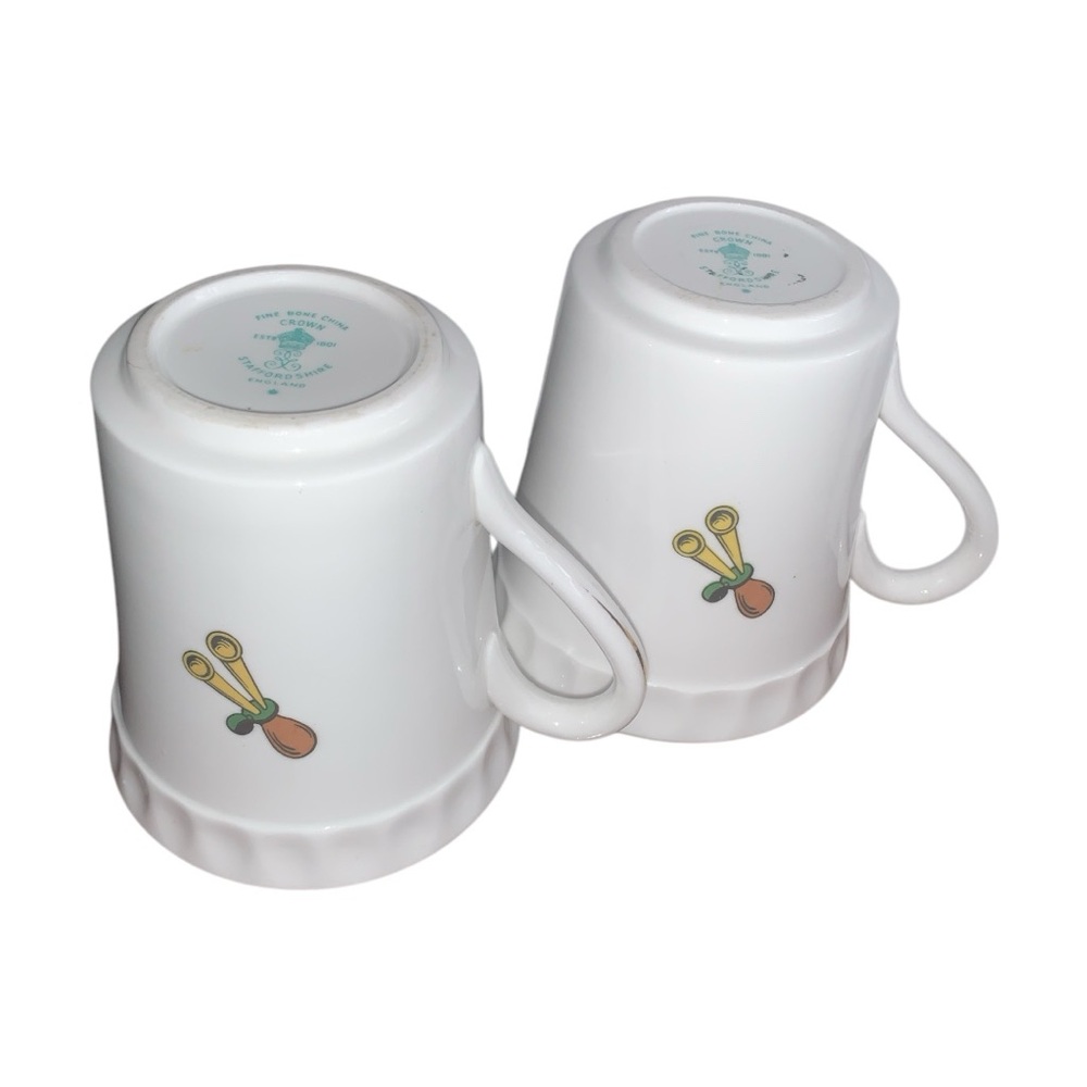 Staffordshire Vintage Car Design Ceramic Mugs - Picture 2 of 6